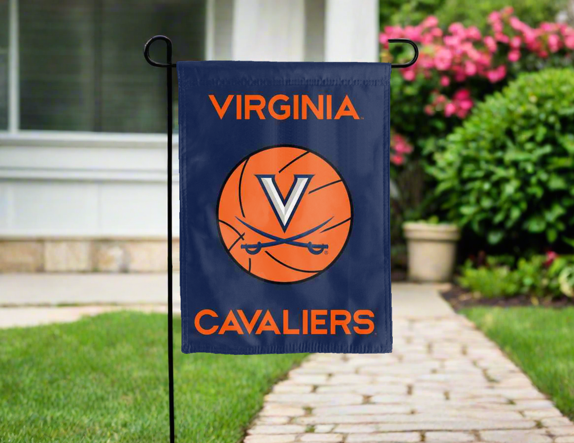 University of Virginia Basketball Double Sided Garden Flag