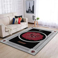 Modern Geometric Rug for Stylish Living Room Decor Black and Red