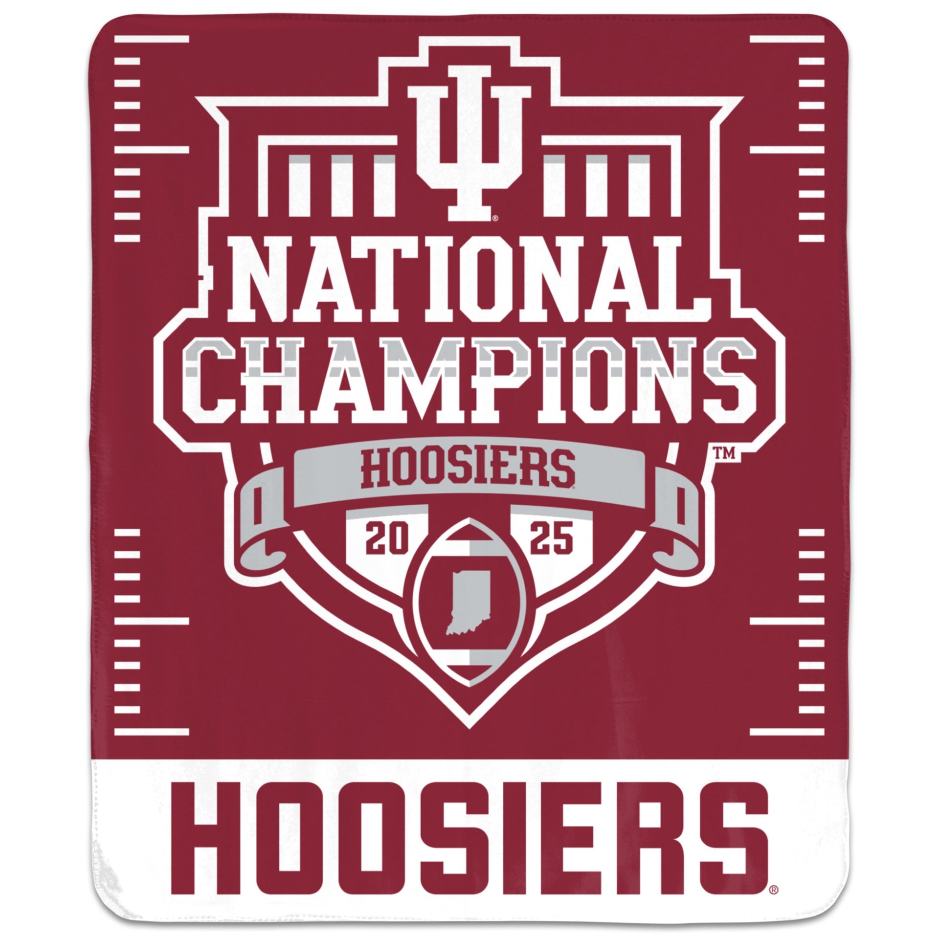 Indiana Football 2025 National Champions 50x60" Blanket