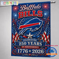 Buffalo Bills NFL 250 Years of Freedom 1776-2026 Flag