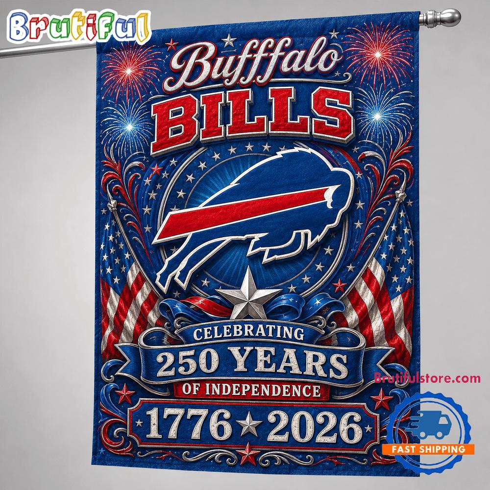 Buffalo Bills NFL 250 Years of Freedom 1776-2026 Flag