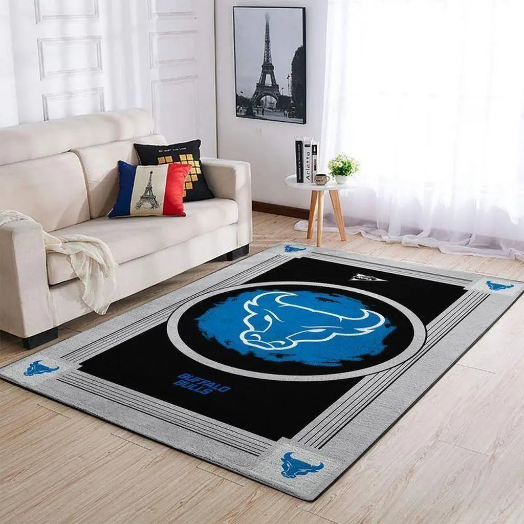 Buffalo Bulls Area Rug Perfect for Living Room D...