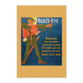 Bull‚Äôs-Eye! Only Hits Win Poster ‚Äî 1920s Work Incentive Motivational Print | Vintage Office Wall Art