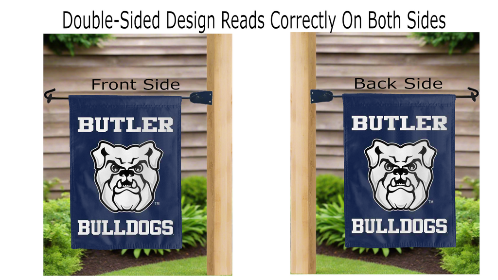 Butler University - Bulldogs Double Sided Garden Flag