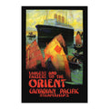 Canadian Pacific ‚Äî Largest and Fastest to the Orient ‚Äî Vintage 1924 Travel Poster | Ocean Liner Wall Art