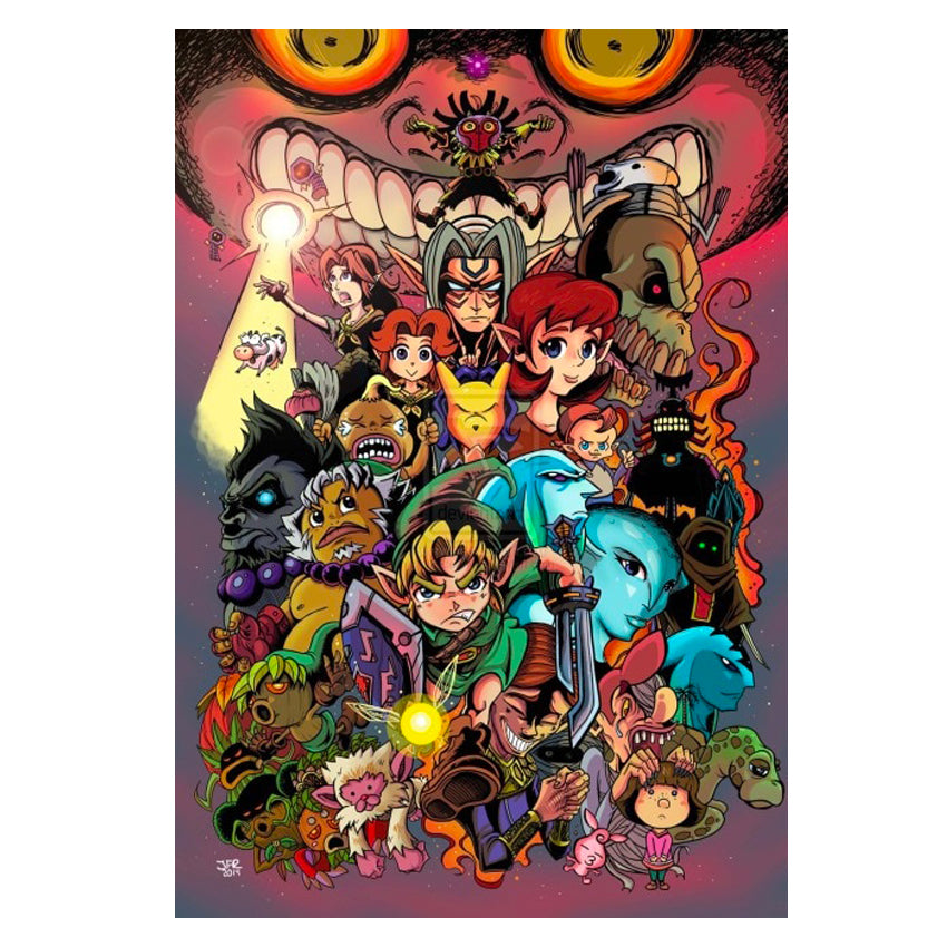 Characters Majora’s Mask Poster