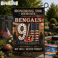 Cincinnati Bengals NFL We Will Never Forget 9 11 Flag