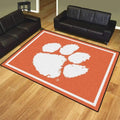 Big Paw Design Floor Mat Stylish and Durable Orange and White