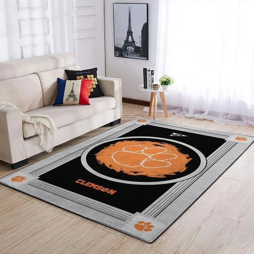 Clemson Tigers Area Rug Perfect for Living Room ...