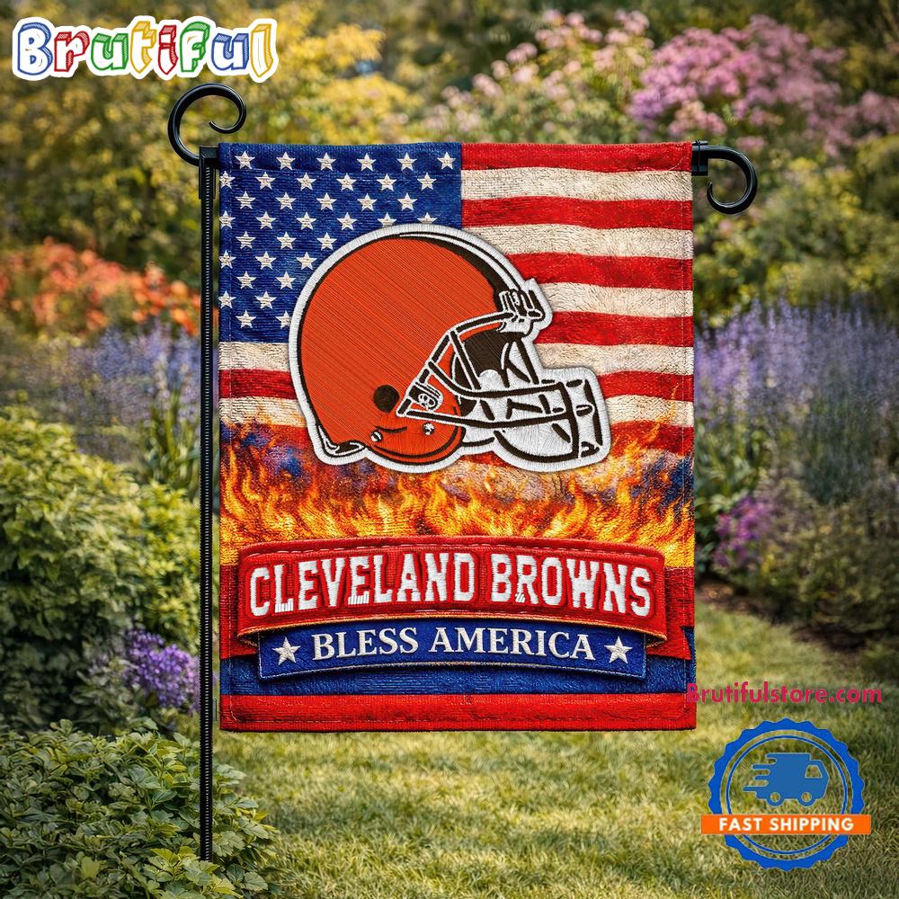 Cleveland Browns NFL 250 Years Of America Freedom Flag