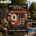 Cleveland Browns NFL We Will Never Forget 9 11 Flag