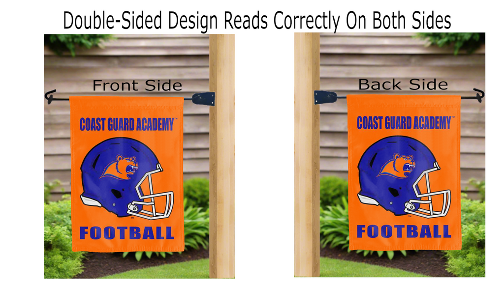 U.S. Coast Guard Academy - Football Garden Flag
