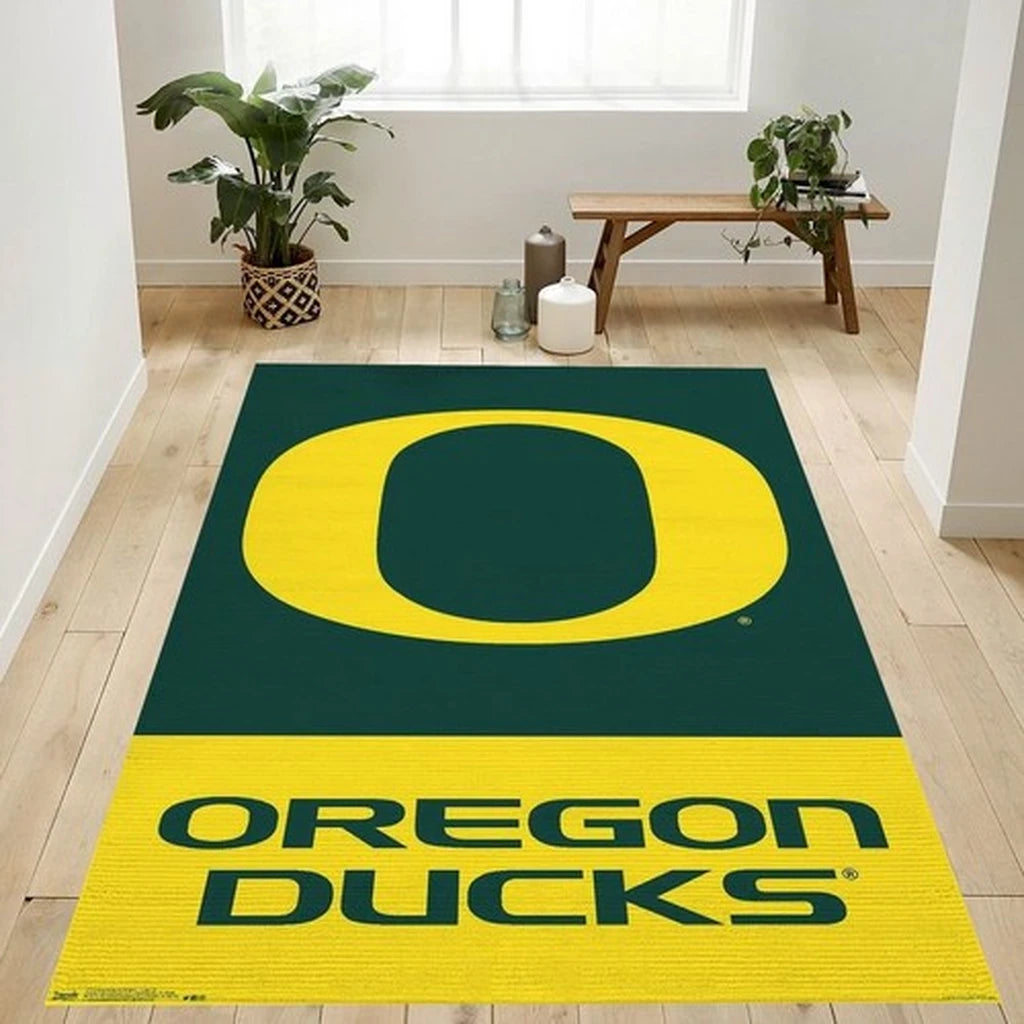 Oregon Ducks Rug Ð Area Home Decor Carpet ...
