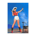 Come and Get It ‚Äî Gil Elvgren Pin-Up Poster | Chuck Wagon Cowgirl Wall Art