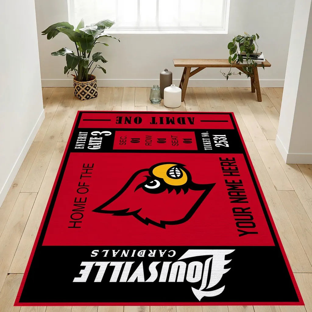 Louisville Cardinals Rug Ð Perfect for Spo...