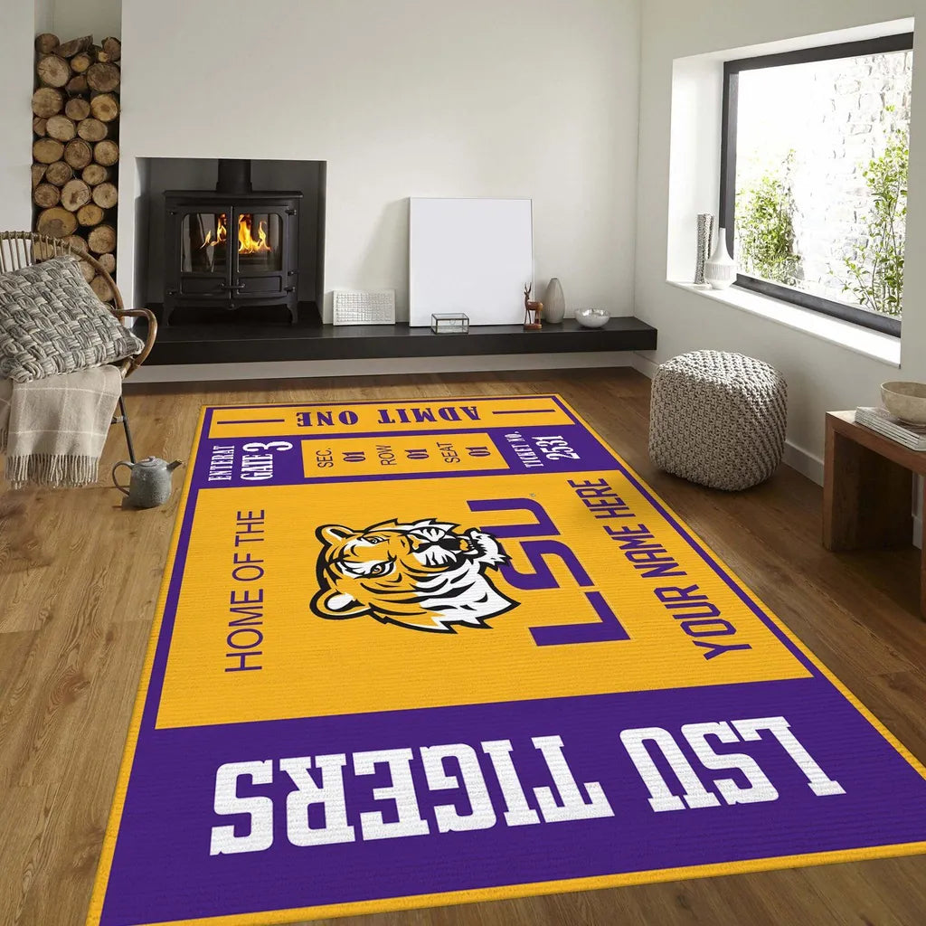 LSU Tigers Rug Ð Area Perfect for Home and...