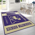 Washington Huskies Customizable Area Rug for Hom...