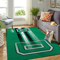 Patterned Rug for Living Room Comfort and Style Red and Yellow