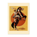 Days of the Golden West Rodeo ‚Äî Vintage 1933 Advertising Poster | Rodeo Wall Art