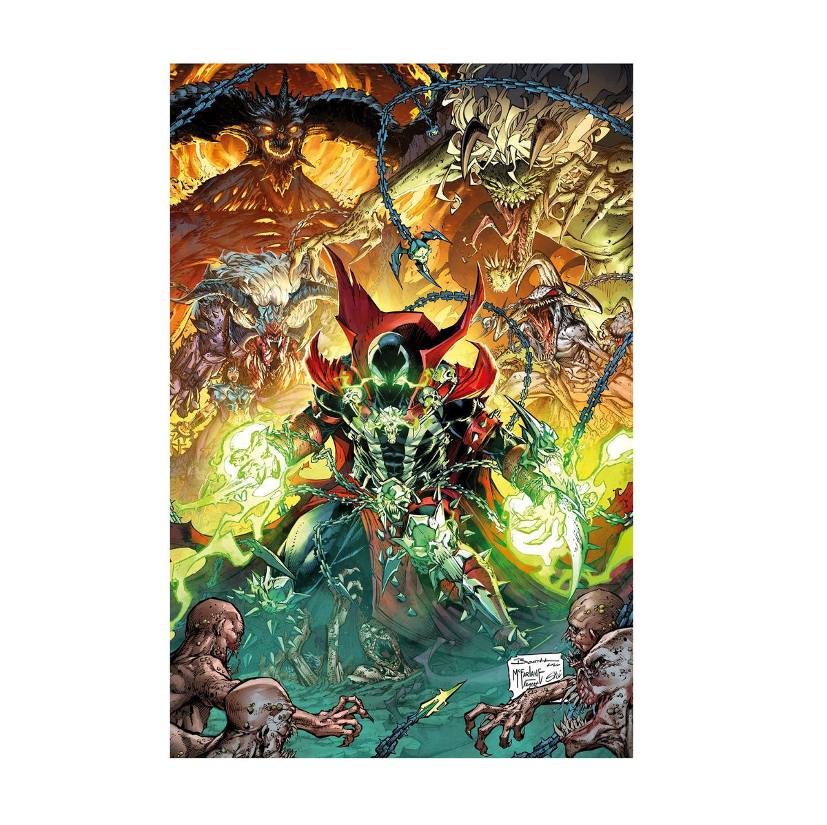 Diablo Immortal x Spawn Poster ‚Äî Todd McFarlane Art Print | Blizzard Gaming Wall Art