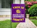 This Is Western Illinois Leathernecks Country Double Sided Garden Flag