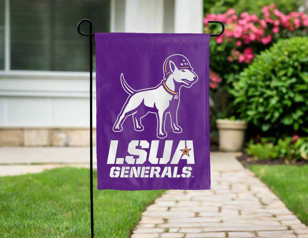 LSU Alexandria - Generals Double Sided Garden Flag