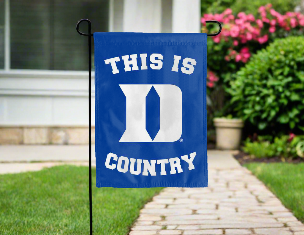 This Is Duke Blue Devils Country Double Sided Garden Flag