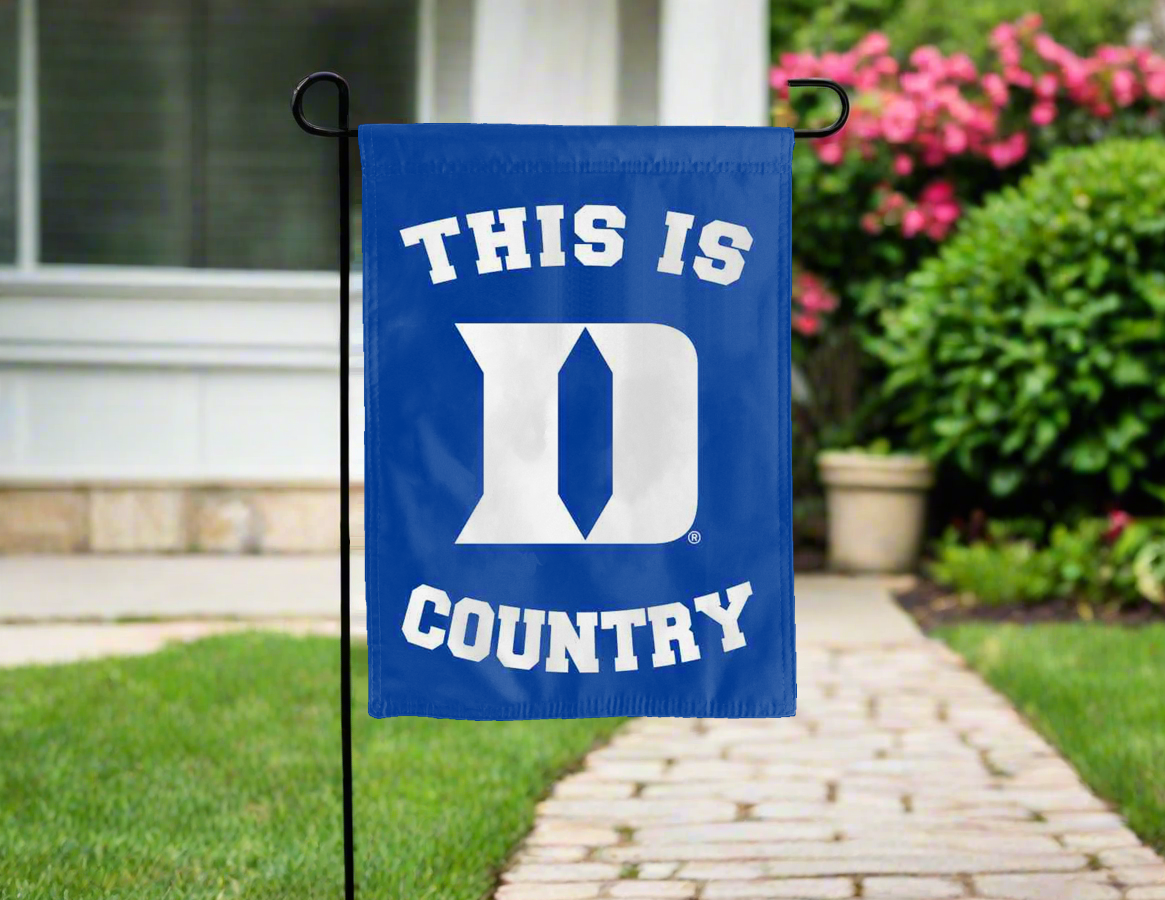 This Is Duke Blue Devils Country Double Sided Garden Flag