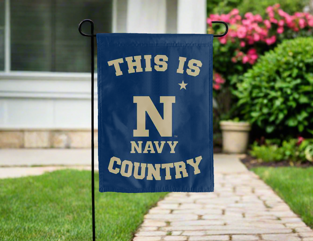 Naval Academy - This Is Navy Country Double Sided Garden Flag