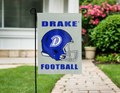 Drake University Football Double Sided Garden Flag