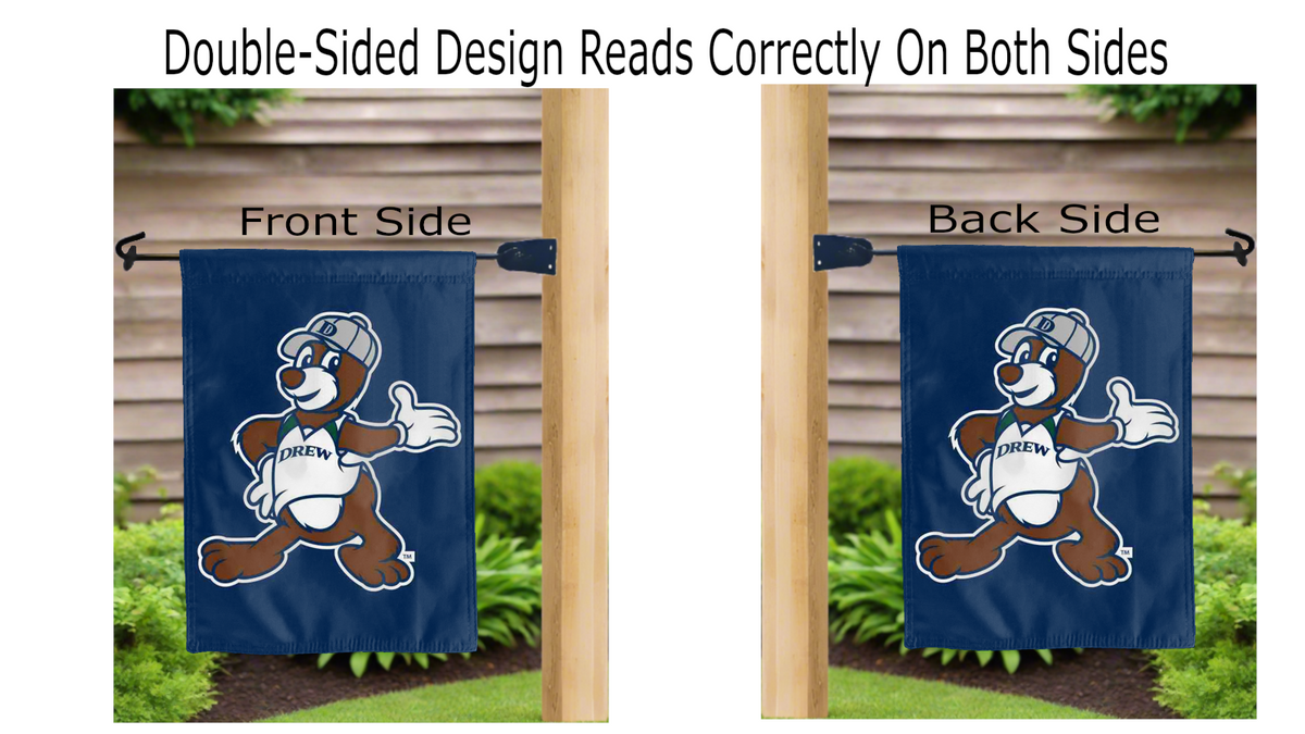 Drew University Mascot Garden Flag