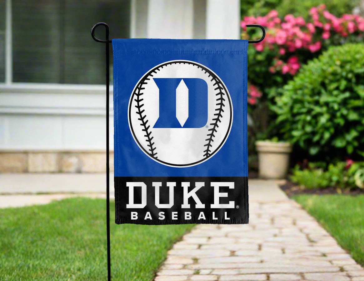 Duke Baseball Double Sided Garden Flag