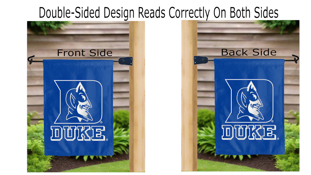 Duke University Double Sided Garden Flag