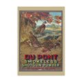 DuPont Smokeless Shotgun Powder ‚Äî Vintage 1913 Advertising Poster | Hunting Wall Art