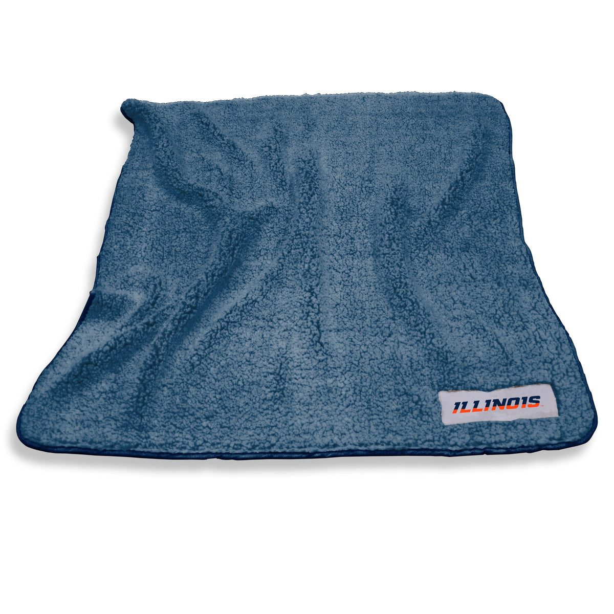 Illinois Fighting Illini Navy Frosty Fleece Throw Blanket