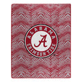 Zubaz x Northwest NCAA Alabama Crimson Tide Zubified Raschel Throw Blanket