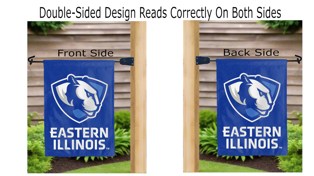 Eastern Illinois University - Panthers Double Sided Garden Flag