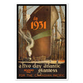 Empress of Britain ‚Äî Canadian Pacific ‚Äî Vintage 1930 Travel Poster | Ocean Liner Wall Art