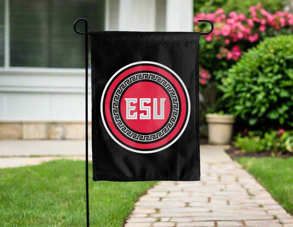 East Stroudsburg University of Pennsylvania - ESU Shield Garden Flag
