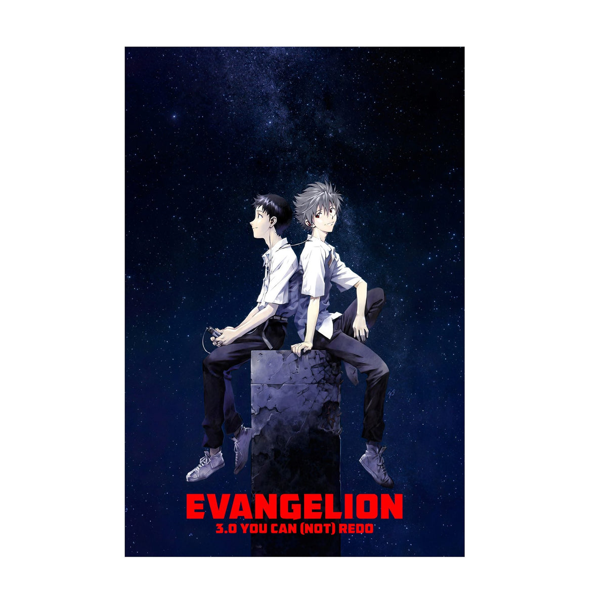 Evangelion: 3.0 You Can (Not) Redo (2012) Movie Poster ‚Äî Key Art Print | Anime Wall Art