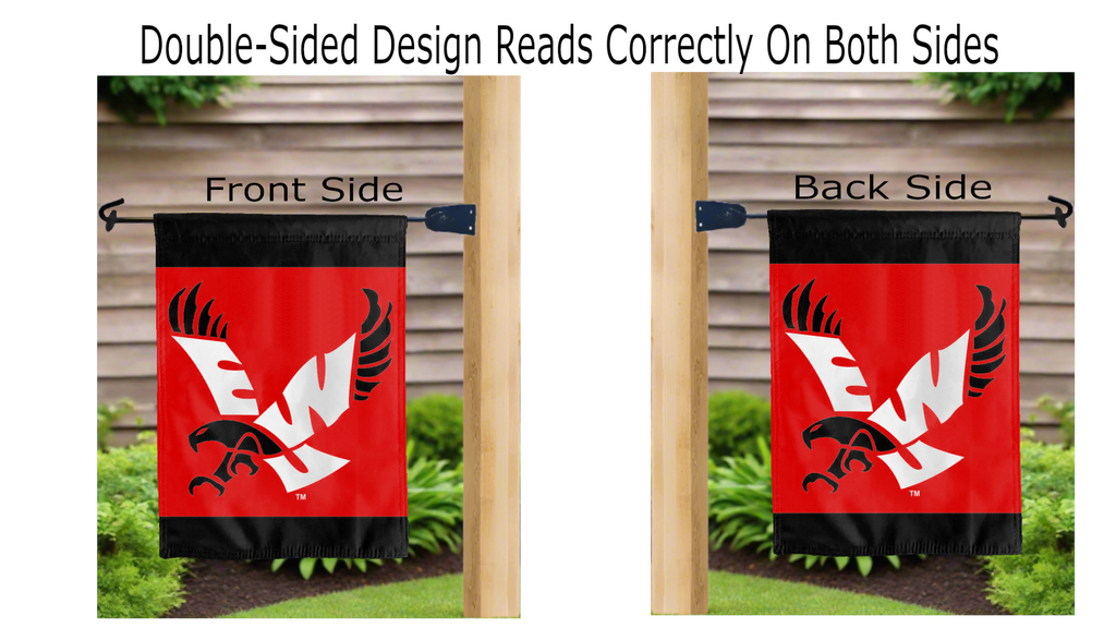 Eastern Washington University Double Sided Garden Flag