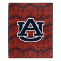 Zubaz x Northwest NCAA Auburn Tigers Zubified Raschel Throw Blanket