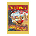 Fall is Vivid ‚Äî Greyhound ‚Äî Vintage 1960s Travel Poster | Seasonal Wall Art