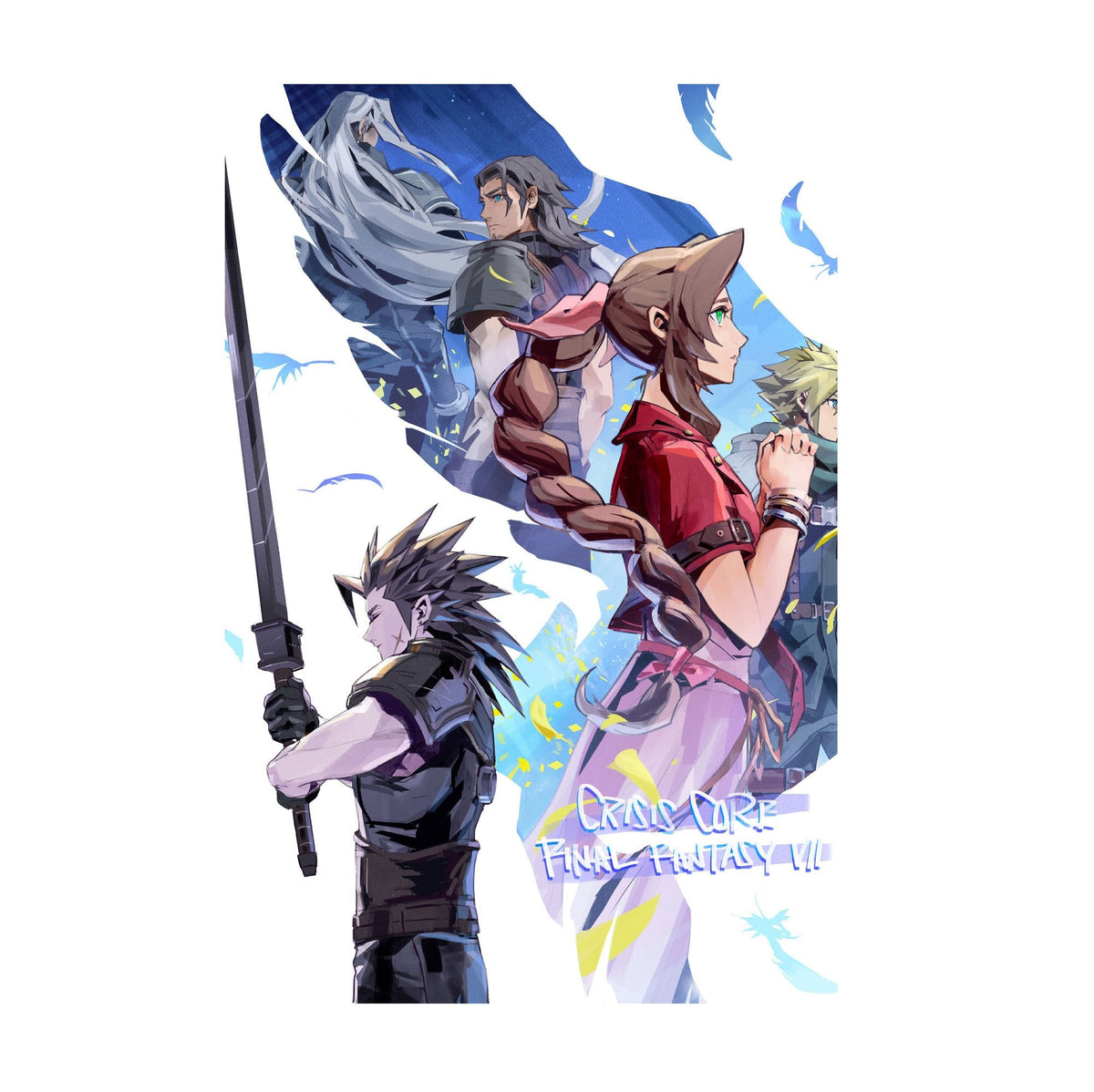 Final Fantasy VII Ever Crisis Poster ‚Äî Crisis Core Story Conclusion Illustration | FF7 Square Enix Wall Art