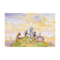 Final Fantasy III Poster ‚Äî Characters by Yoshitaka Amano | Square Enix Fine Art Wall Art