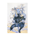 Final Fantasy IV Poster ‚Äî Packaging Art by Yoshitaka Amano | Square Enix Fine Art Wall Art