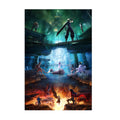 Final Fantasy VII Revelation Poster ‚Äî Trilogy Art Print | FF7 Square Enix Wall Art