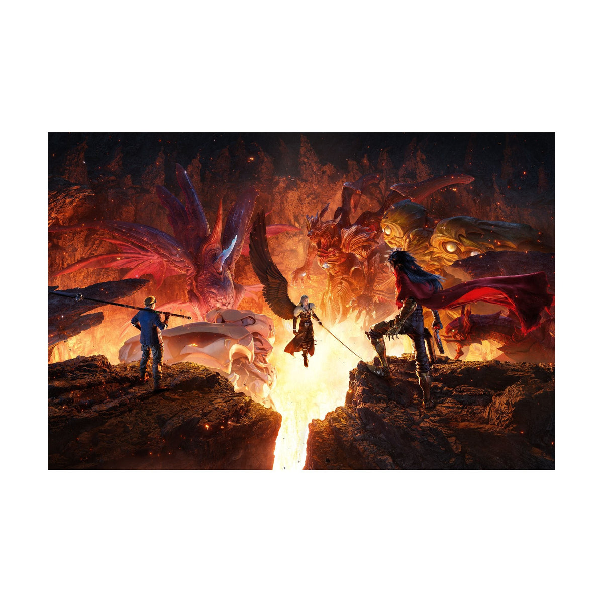 Final Fantasy VII Revelation Poster ‚Äî Trilogy Art Part 3 (Final Battle) | FF7 Square Enix Wall Art