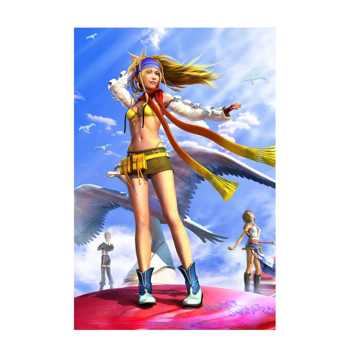 Final Fantasy X-2 Poster ‚Äî Rikku Key Art Print | FFX-2 Square Enix Wall Art