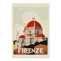 Firenze ‚Äî The Duomo ‚Äî Vintage 1930s Travel Poster | Italy Wall Art